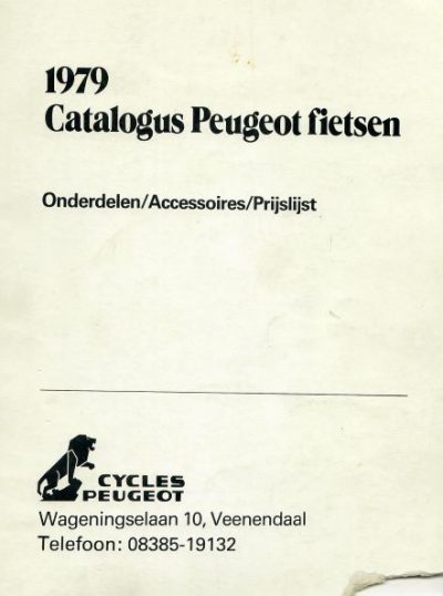 CatalogusPeugeotFietsen1979