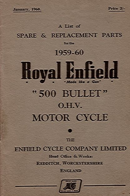 RoyalEnfieldSpareReplacementParts1959-60Repl