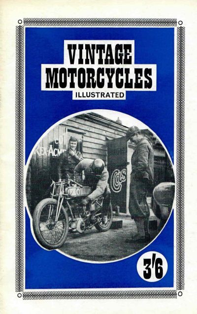 VintageMotorcyclesIllustratedBlauw